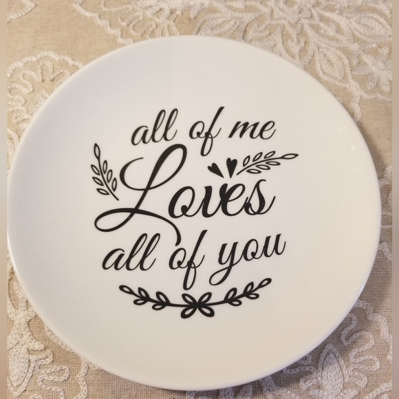 NEW Mr. and Mrs. Newlywed Dessert Plates Set of 4 - Picture 5 of 6